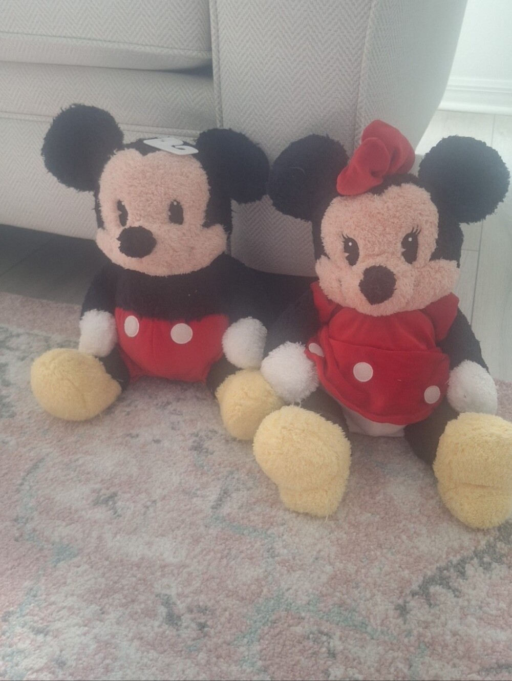 Disney Soft Minnie and Mickey Plushies